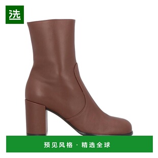 1h可退 香港直邮Sergio Rossi 塞乔·罗西 女士 脚踝靴 brown棕色