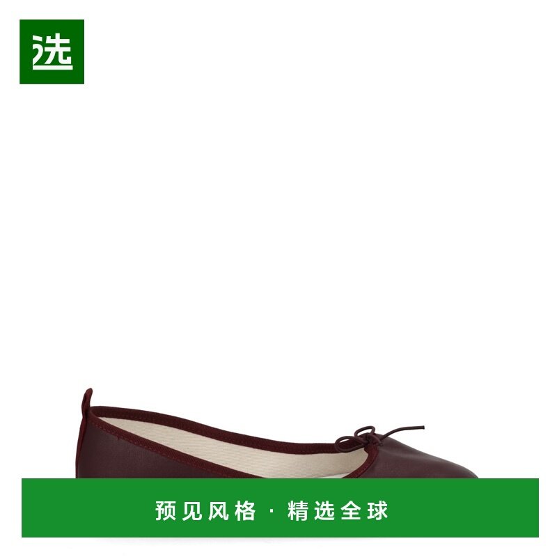 香港直邮Repetto 丽派朵 女士 酒红小牛皮平底鞋 V4210VE1,女鞋,时装凉鞋,淘宝优惠券,粉丝福利购,淘宝优惠卷