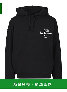 1h可退 香港直邮Y-3 男士卫衣 KB2604BLACK AW2025 黑色