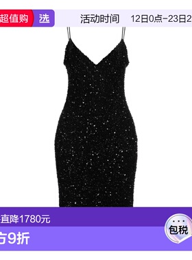 1h可退 香港直邮retrofete 女士 紧身连衣裙 black黑色 舒适时尚