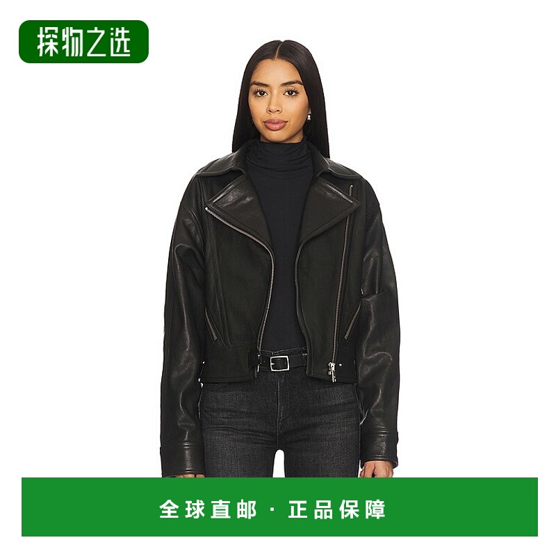 香港直邮ANINE BING 女士 Julie 夹克 A0111323 black黑色 舒适时