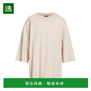 1h可退 香港直邮Thom Krom 男士 Oversize-t-shirt T恤 beige米色