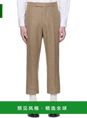 1h可退 香港直邮Thom Browne 汤姆·布朗 男士 黄褐色 Backstrap