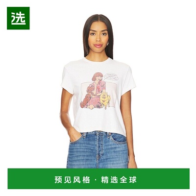 1h可退 香港直邮redone 女士 Puppies 50s 宽松款T恤 02402WBXT00
