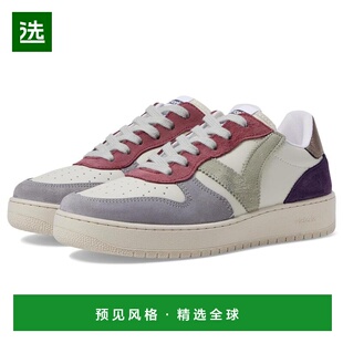 1h可退 【美国直邮】victoria女士休闲鞋圆头运动真皮系带潮流时