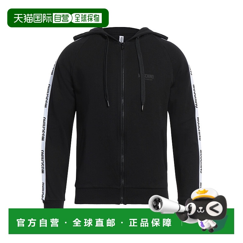 1h可退 香港直邮Moschino 莫斯奇诺 男士 汗衫 black黑色 舒适时