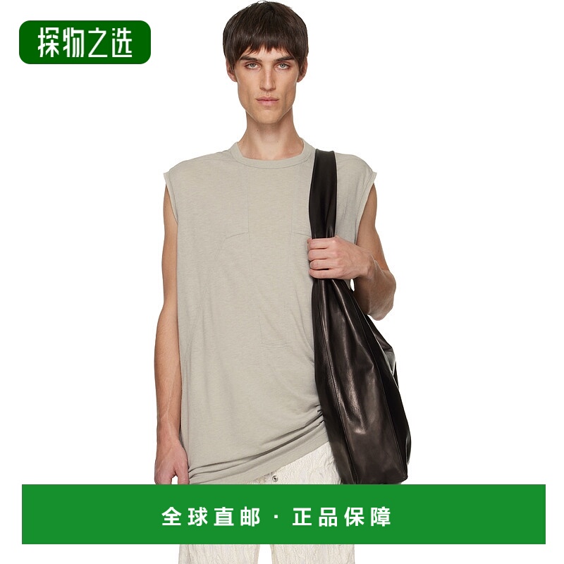 香港直邮rick owens 瑞克·欧文斯 男士 灰白色 Concordians Spli