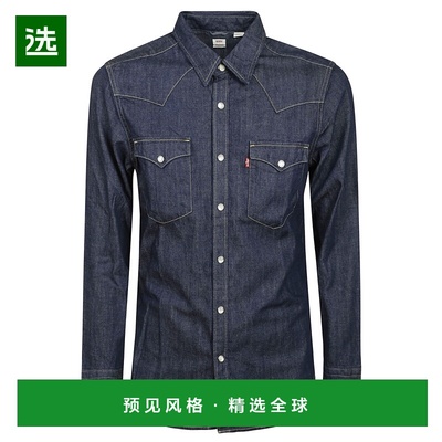 香港直邮LEVI'S 男士衬衫 857440000DARK SS2026 蓝色 BARSTOW WE