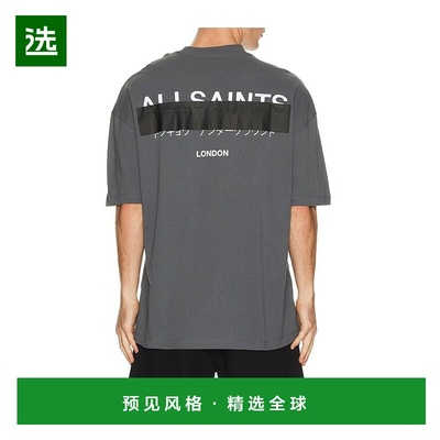 1h可退 香港直邮Allsaints 男士 Redact T恤 M002PC 舒适时尚