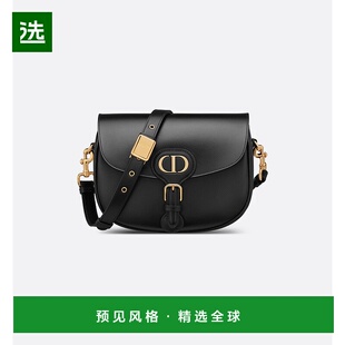 欧洲直邮Christian Dior克里斯汀·迪奥Bobby手拿包中号黑色漆皮
