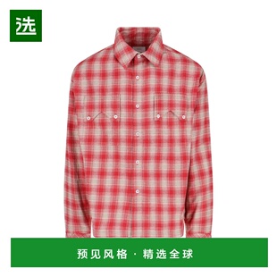 1h可退 香港直邮Rhude 男士 红色衬衫 RHSS25SR020123073