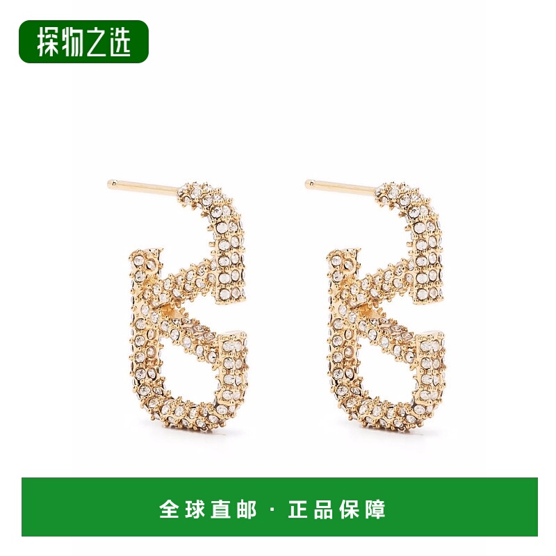 1h可退 欧洲直邮valentino garavani 女士 耳饰水晶耳环配饰