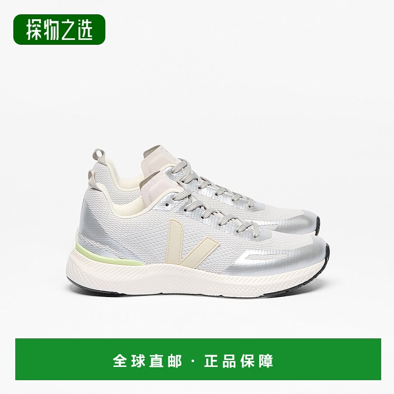 欧洲直邮VEJA Impala系列岩石色/银色再生聚酯纤维V标识训练