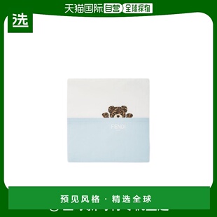 香港直邮Fendi BUJ282ST8 徽标针织毛毯