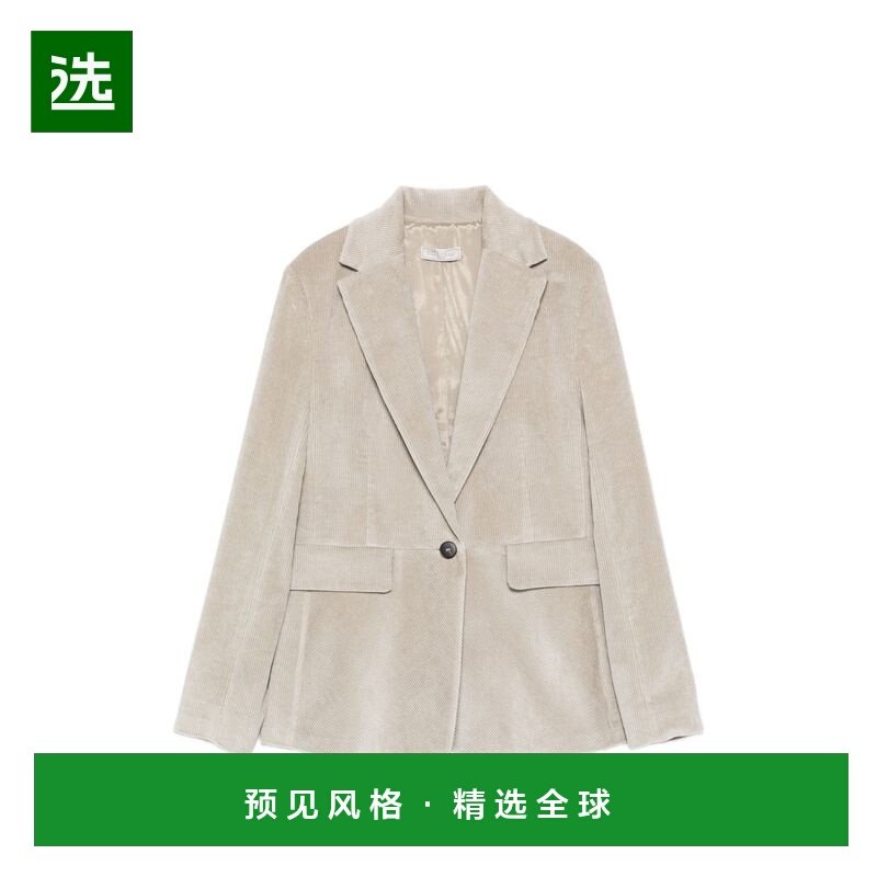 香港直邮ANTONELLI 女士夹克 P3194680B902 AW2025 米白色 单排扣,女装/女士精品,短外套,淘宝优惠券,粉丝福利购,淘宝优惠卷