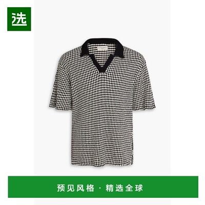 1h可退 香港直邮officine generale 男士 Pele 棉提花Polo衫 S25M