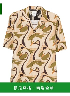 香港直邮PAUL SMITH 男士衬衫 M1R905UV0295210 SS2026 黄色