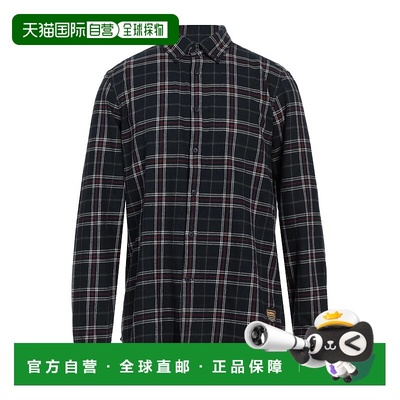 1h可退 香港直邮Barbour 巴伯尔 男士 格纹衬衫 blue蓝色 舒适时
