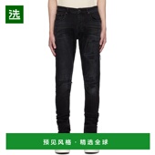 美国直邮 牛仔裤 AMIRI 1h可退 修身 黑色 Varsity