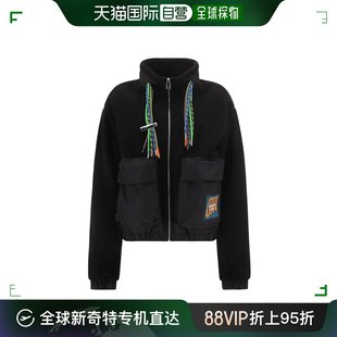 香港直邮Ambush 多抽绳缀饰抓绒口袋棉服 BWEA023F22FAB001