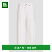 香港直邮Frame leg Denim 1h可退 女士 barrel 珍珠饰高腰牛仔裤