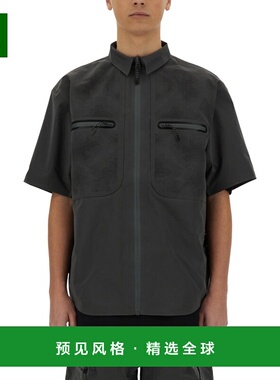 1h可退 香港直邮Alpha Industries 男士 激光切割短袖衬衫 756122