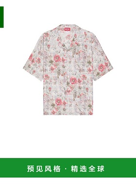 1h可退 香港直邮Diesel 迪赛 男士 Leys 短袖系扣衬衫 A166960AKB