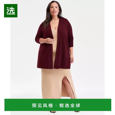 1h可退 【美国直邮】Charter Club大号100 羊绒开衫外套 专为Macy