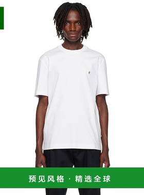 1h可退 香港直邮BOSS 波士 男士 白色 Regular-Fit Monogram Prin