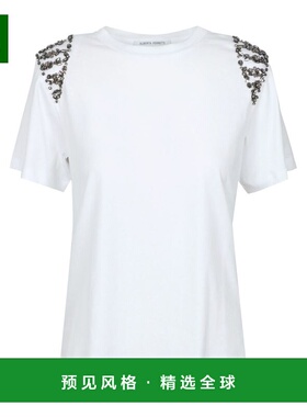 1h可退 香港直邮Alberta Ferretti 女士 and Polos T恤白色T恤 UA