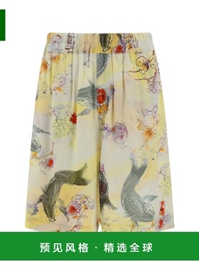 香港直邮LANEUS 男士休闲裤 S4LAMABE120020 SS2024 花色 SHORT