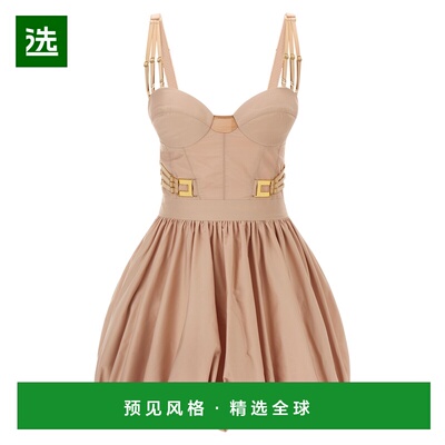 1h可退 香港直邮Elisabetta Franchi 女士 束腰连衣裙 AB90961E2