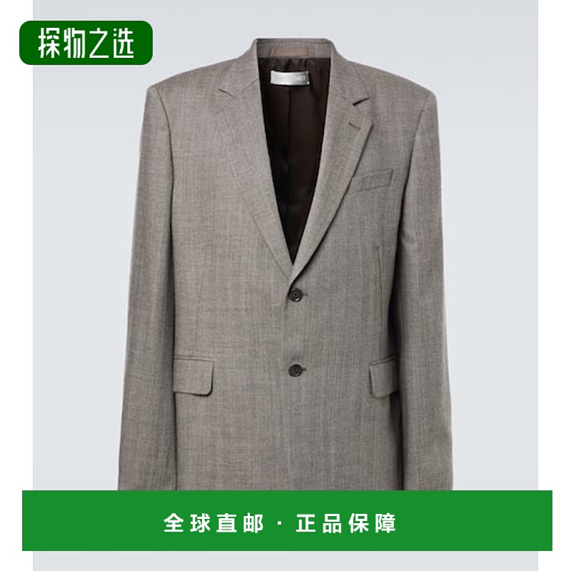 1h可退 香港直邮Our Legacy 男士 Ceremony 人字纹初剪羊毛西装外