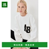 Letterman 1h可退 米白卫衣 女士 Miles 香港直邮ANINE BING