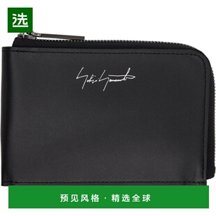 1h可退 香港直邮Yohji Yamamoto 山本耀司 男士 黑色 Plain 钱包
