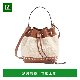 香港直邮Valentino WB0R11SMN斜挎包手提包单肩包 羊毛水桶包