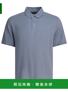 1h可退 香港直邮VINCE 男士 短袖Polo 衬衫 M92369595A blue蓝色