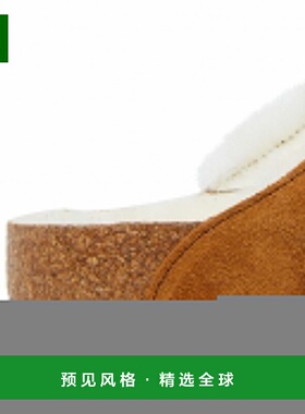 欧洲直邮birkenstock Boston Fell 皮革穆勒鞋一脚蹬