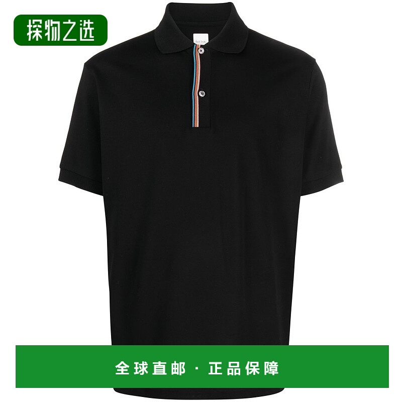 香港直邮Paul Smith 男士 By and Polos T恤黑色POLO衫 M1R958PPL