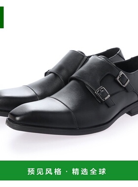 【日本直邮】SFWSan-APlusAAA+双Monk表带/2709(黑色)秋冬男正装