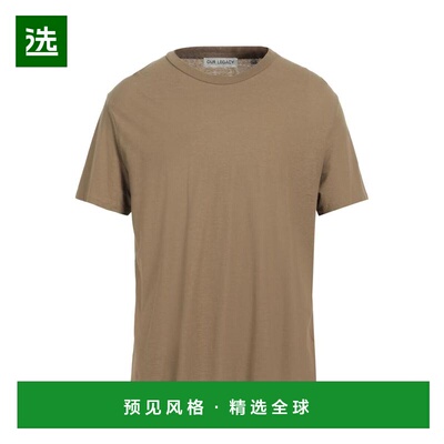 1h可退 【美国直邮】OUR LEGACY 基本款男士纯色圆领短袖T恤 100