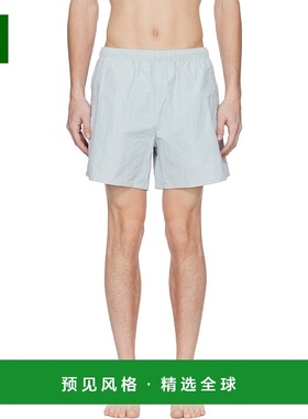 1h可退 香港直邮Our Legacy 男士 蓝色 Drape Tech 泳裤 M2254DS