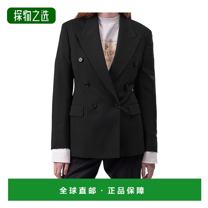 香港直邮Acne Studios 细条纹西装外套 609439