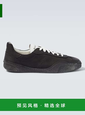 1h可退 香港直邮Acne Studios 艾克妮 男士 皮质运动鞋 black黑色