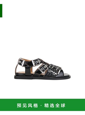 1h可退 香港直邮GANNI 甘尼 女士 Feminine 搭扣凉鞋 S2934