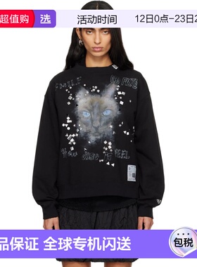 1h可退 香港直邮Maison Mihara Yasuhiro 三原康裕 女士 黑色 Cat