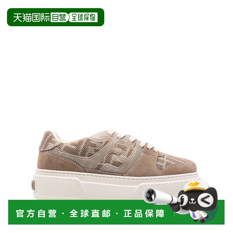 1h可退 香港直邮Fendi 芬迪 女士 厚底低帮鞋 8E8572ASAY
