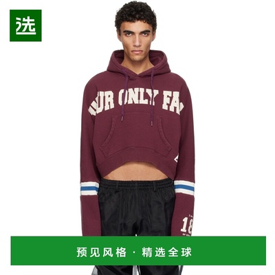 1h可退 香港直邮Doublet 男士 酒红色 PZtoday 联名 Only Fans 连