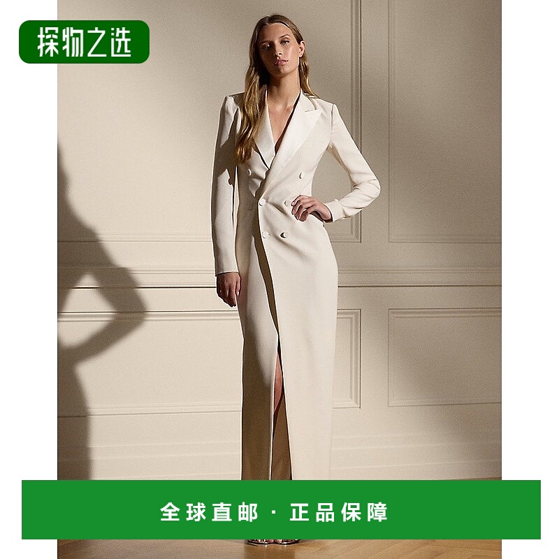 欧洲直邮RalphLauren拉夫劳伦 Kristian 真丝燕尾服连衣裙