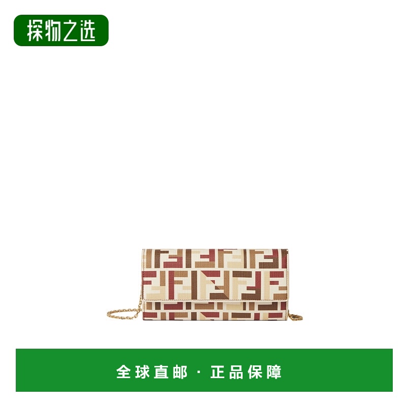 香港直邮Fendi Fendi Roma Continental 链条钱包 8M0365AV1Y